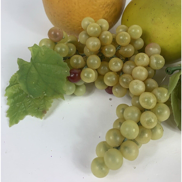 Lot Realistic Artificial Fruit Faux Quality Lifelike orange grapefruit pear Mix - Picture 3 of 9